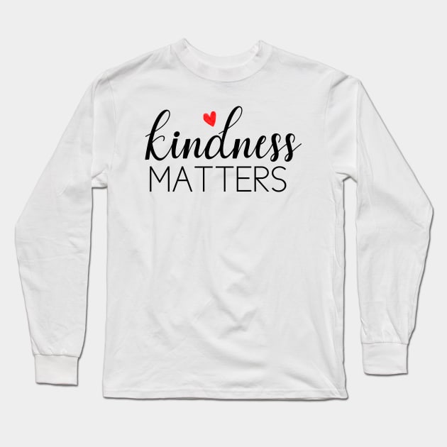 kindness matters Long Sleeve T-Shirt by misoukill